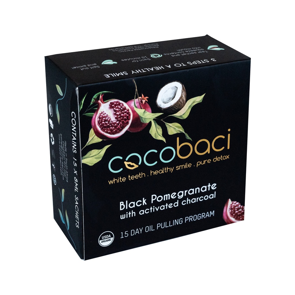 [BB-COCO-COCOBACI-POMEGRANATE-CHARCOAL] Cocobaci Black Pomegranate with Activated Charcoal 15tk